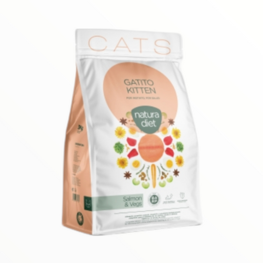 Natura diet Cats Kitten salmon