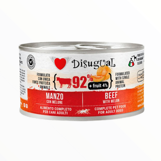 Disugual Comida humeda ternera melón