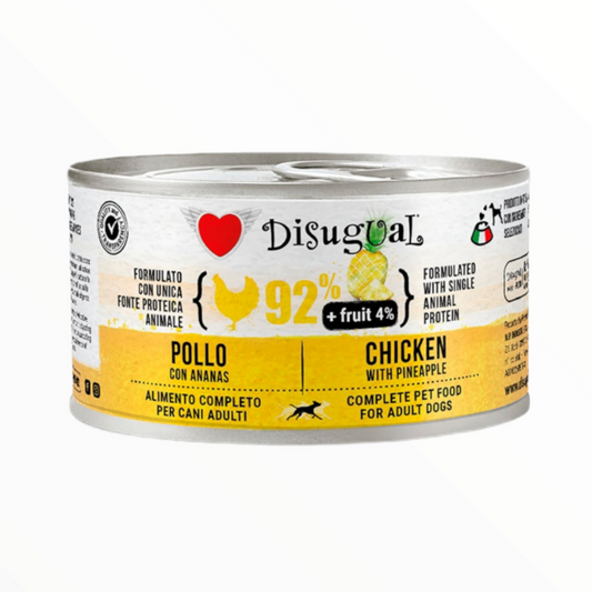 Disugual comida humeda pollo piña