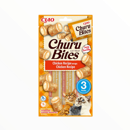 Churu bites receta pollo gatos