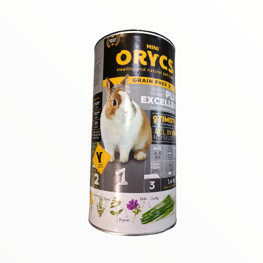 Miniorycs plus excelent grain free adult rabbit