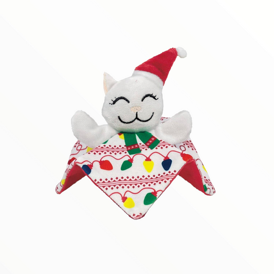KONG Holiday Crackles Xmas para gatos — gatito de felpa con catnip y crujido