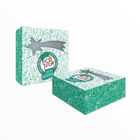 Caja navidad gato