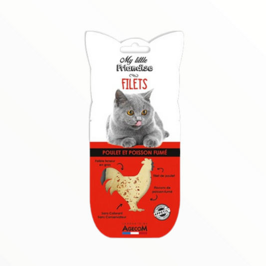 My little friandise lomo Pollo y pescado ahumado