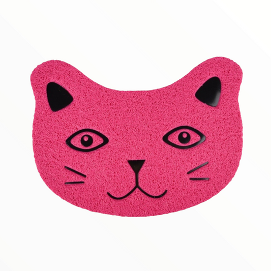 Esterilla silicona para areneros gato pancho fucsia