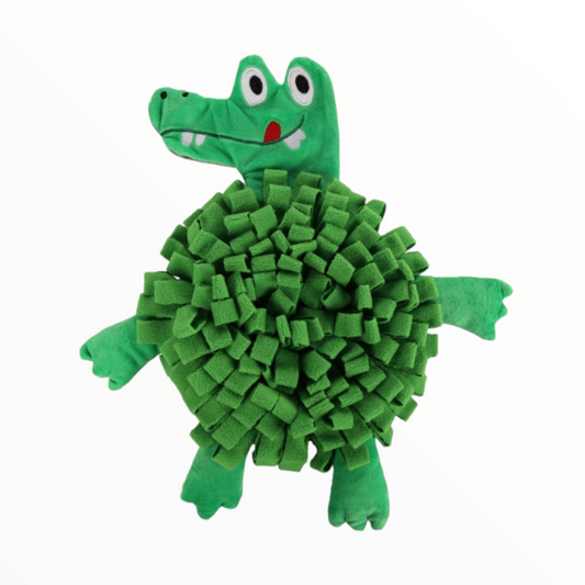 Alfombra olfativa cocodrilo