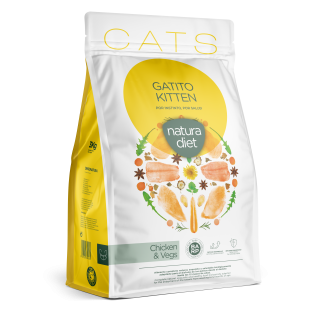 Natura diet Cats Kitten pollo