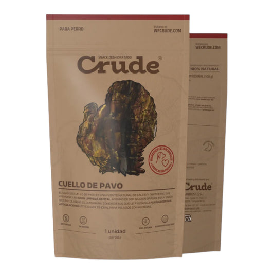 Crude cuello de pavo