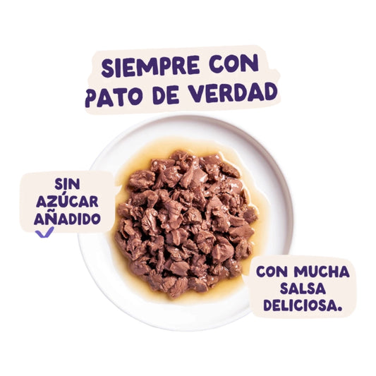 Edgard & Cooper Pato y Pavo En Salsa para Gatos Adultos— Sin Cereales