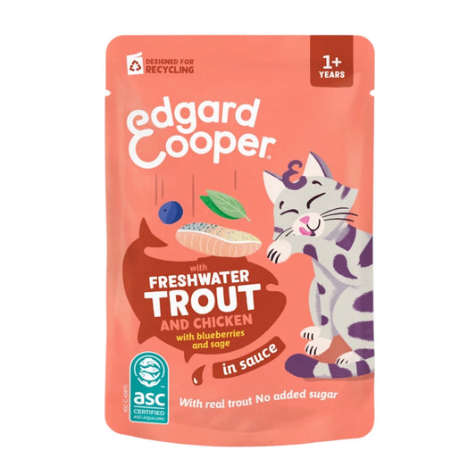 Edgard & Cooper Pollo En Salsa para Gatos Adultos— Sin Cereales