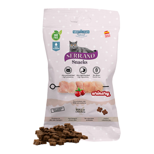 Serrano snacks gatos urinary