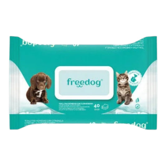 Freedog toallitas clorexidina 40u