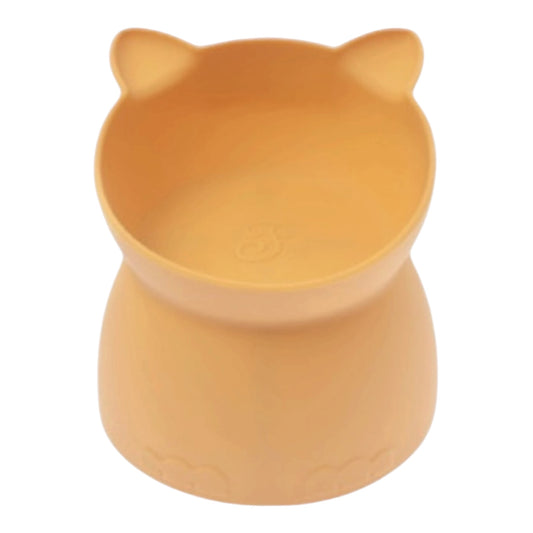 Comedero alto de silicona para gato Amorcromia