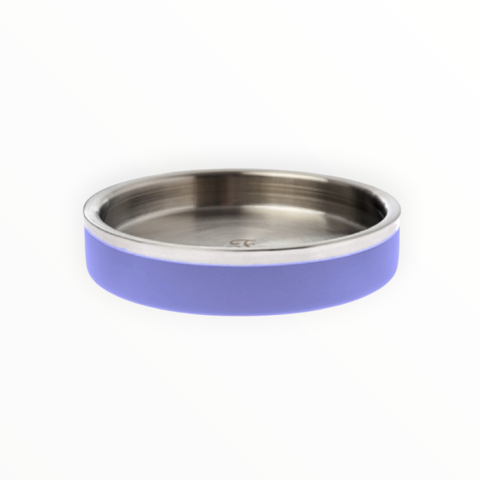 Comedero de acero inoxidable azul para gato Amorcromia