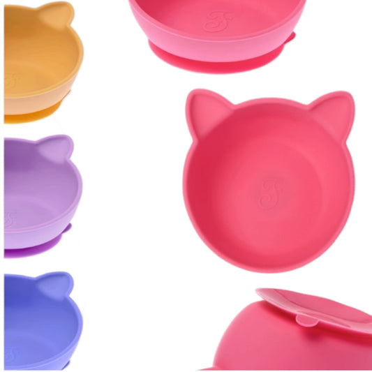 Comedero de silicona con ventosa para gato Amorcromia