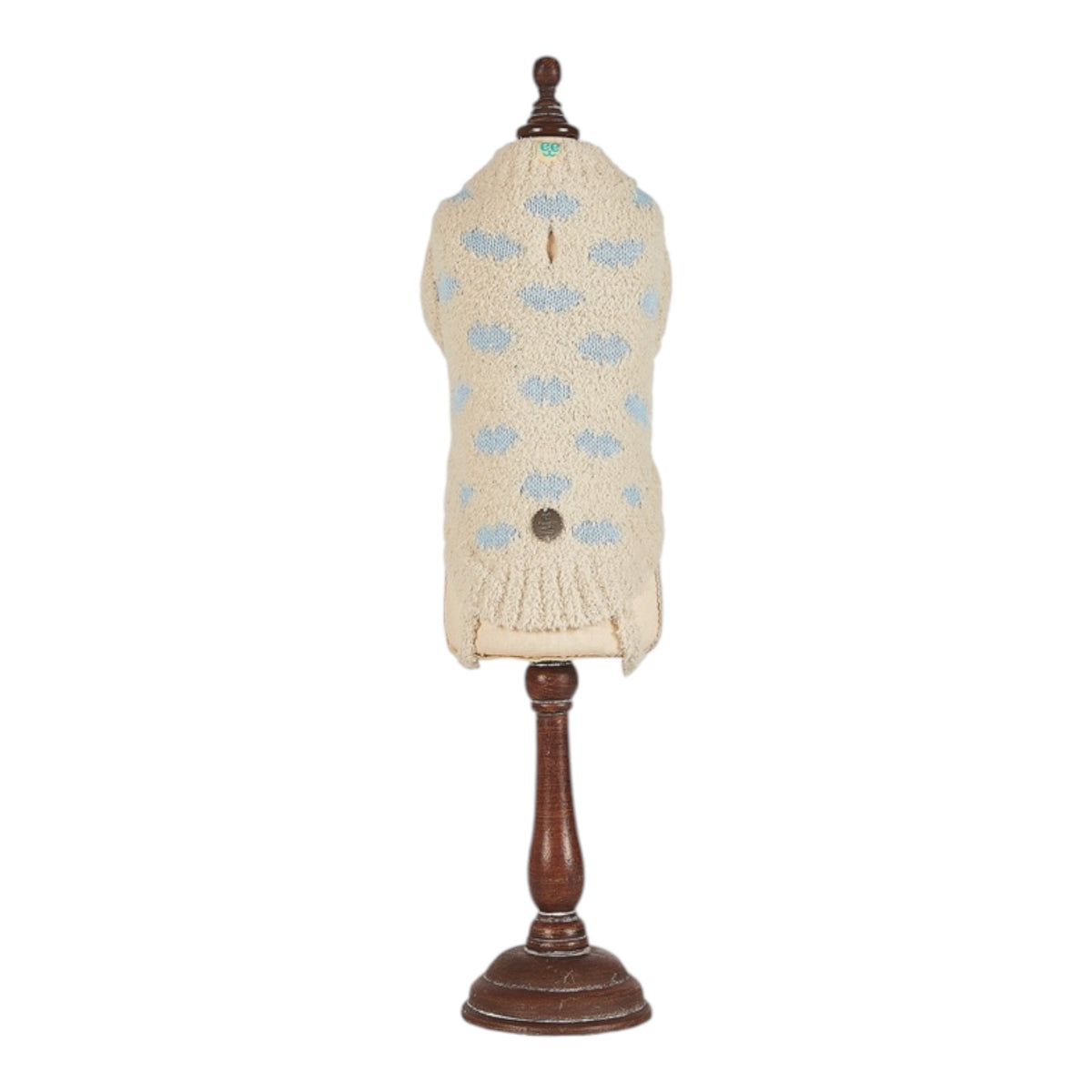 Jersey de punto afelpado para perro Cloudy en color beige