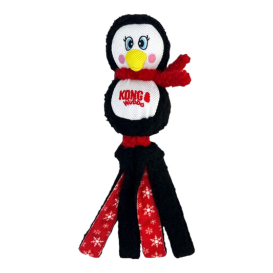 KONG Wubba Xmas con colas largas para tira y afloja