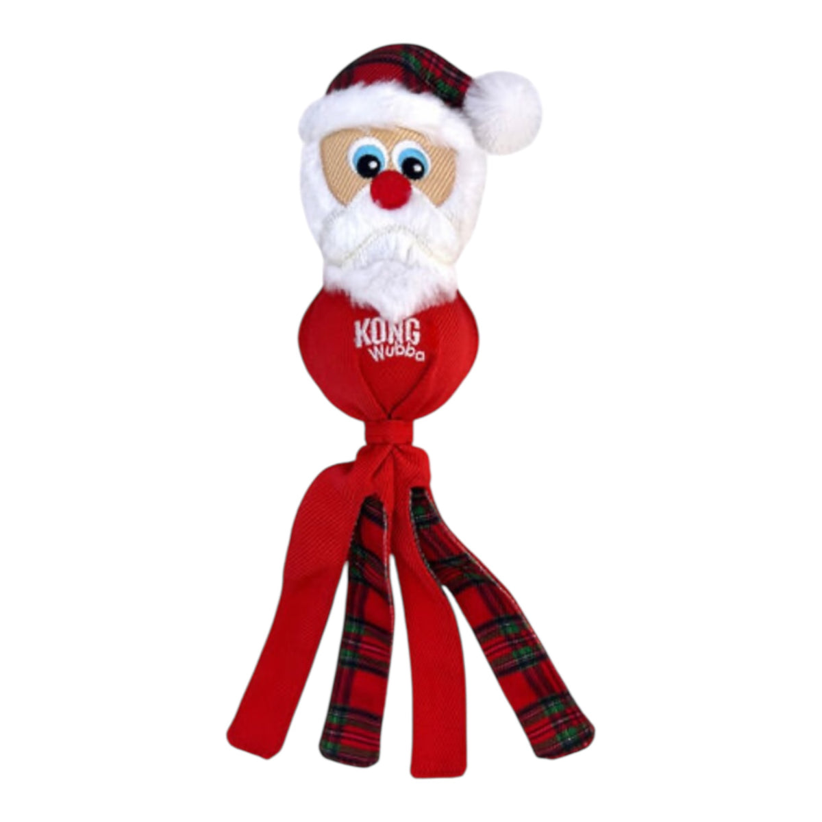 Detalle del KONG Wubba de Navidad para perro