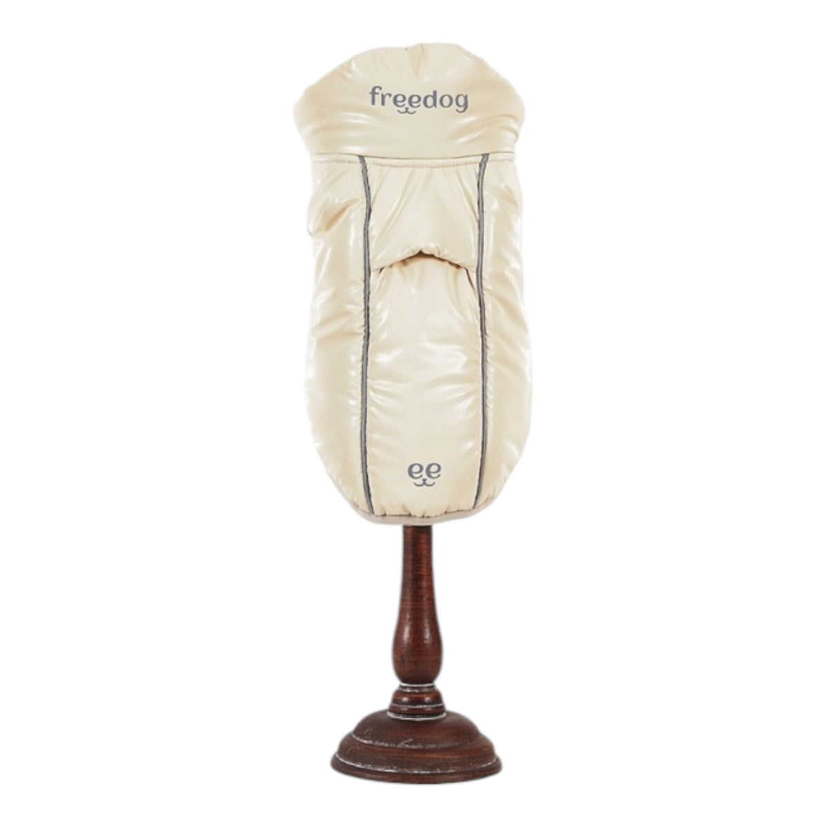 Abrigo impermeable acolchado para perro WinterHug beige de Freedog