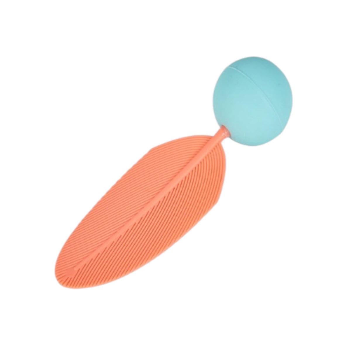 Bounce Feather para gatos, detalle de la pelota de silicona