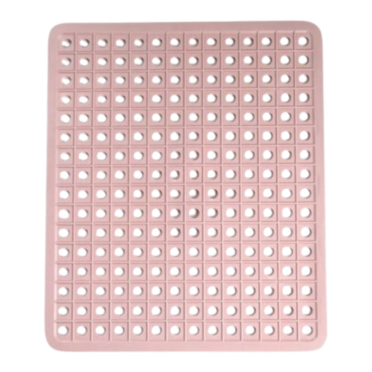 Rejilla para bandeja rosa