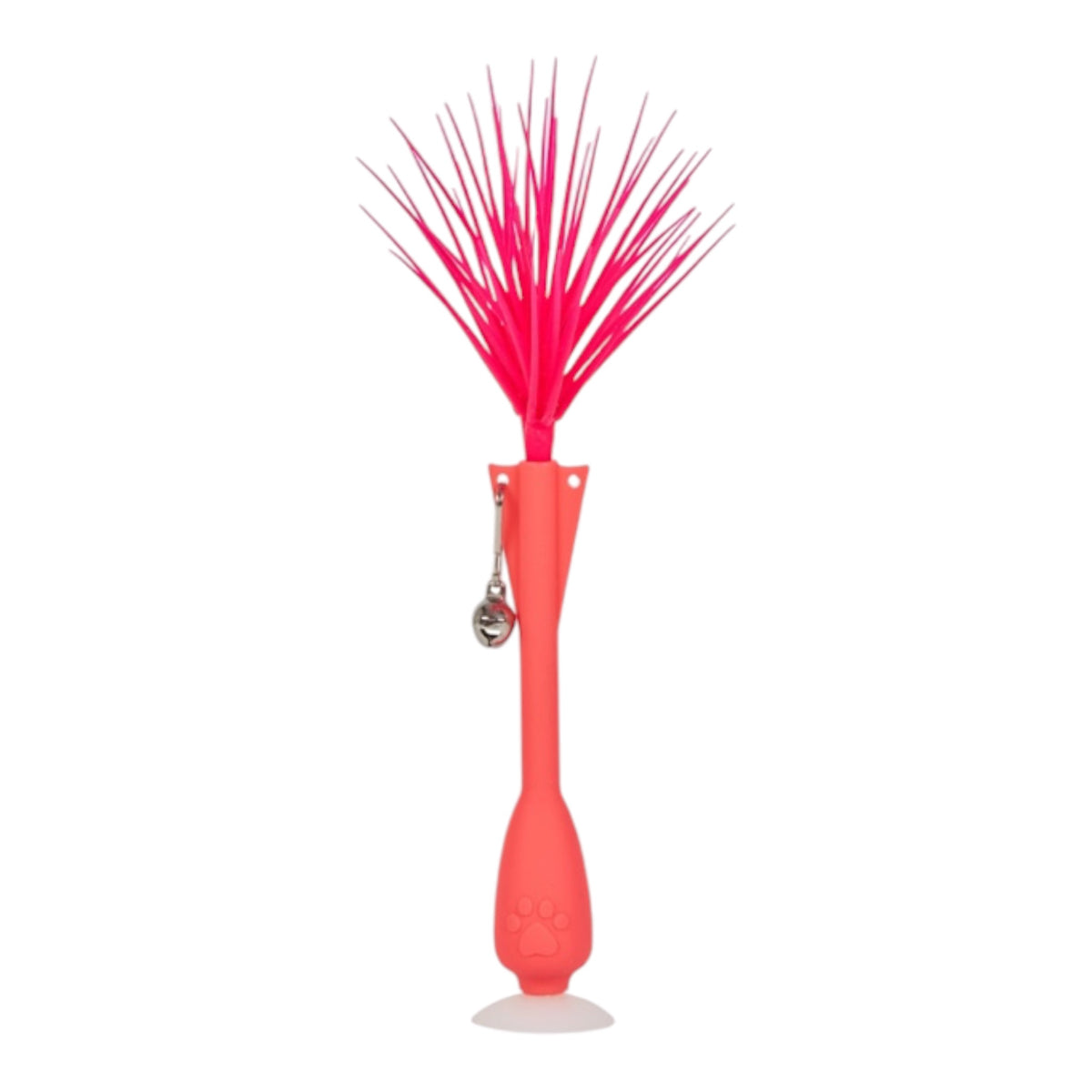 Meadow Feather para gatos, juguete interactivo de silicona