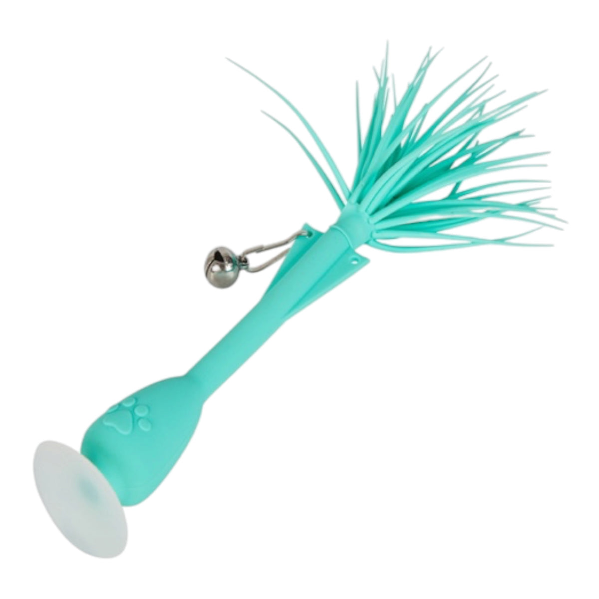 Meadow Feather para gatos, detalle de las fibras flexibles de silicona