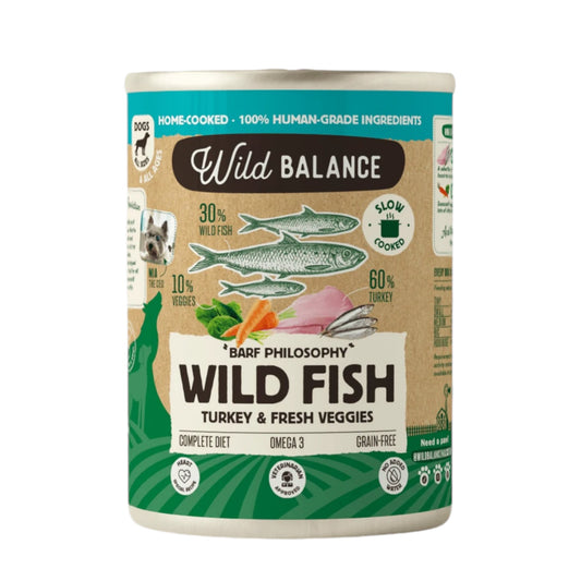 Wild balance Pescado pavo filosofía barf