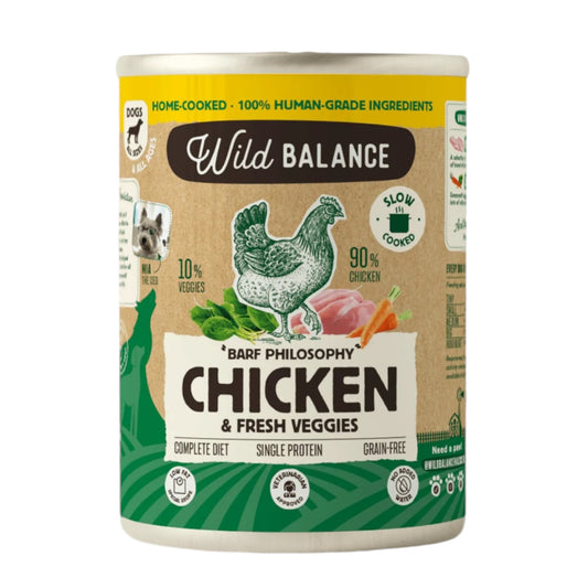 Wild balance pollo filosofía barf