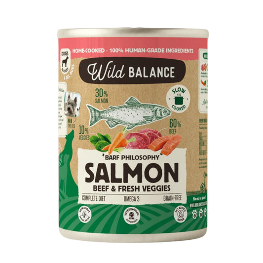 Wild balance salmon ternera filosofía barf