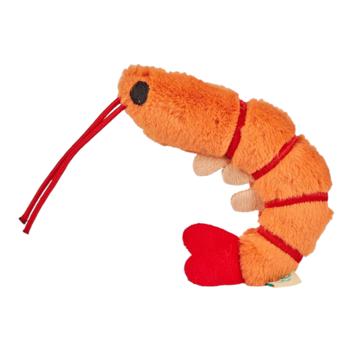Juguete gamba con catnip para gatos, peluche de 12 cm