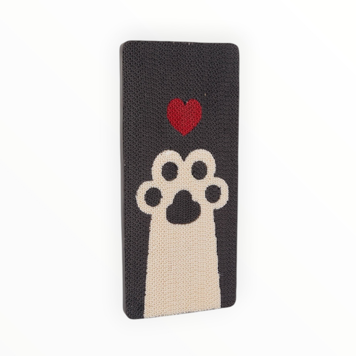 Art Scratch Paw para gatos, rascador plano de cartón reciclable