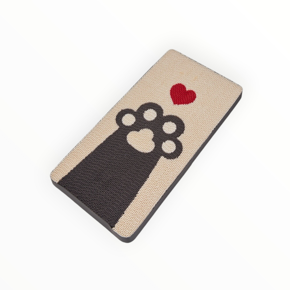 Rascador de cartón Art Scratch Paw con diseño de huella para gatos