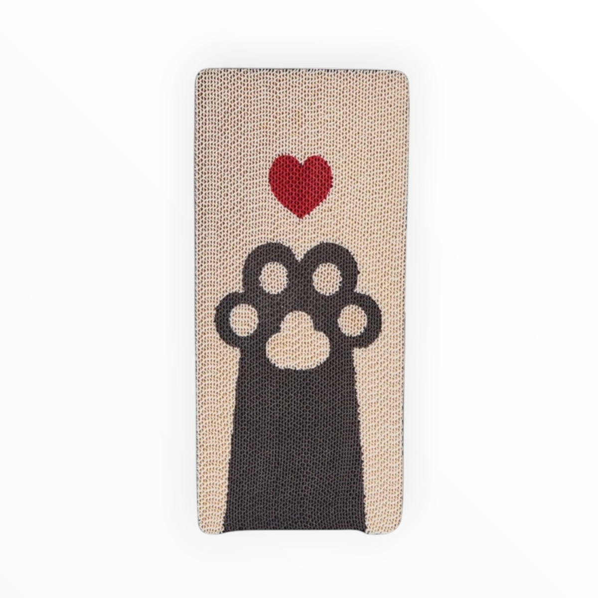 Art Scratch Paw, rascador de cartón corrugado para gatos de 40 x 20 cm