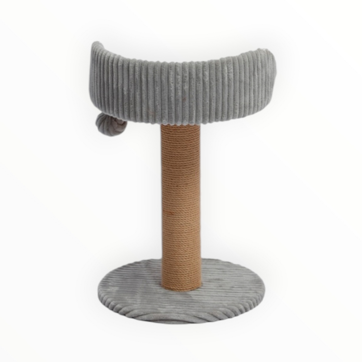 Rascador Silla & Scratch para gatos, poste de cuerda con plataforma de 47 cm