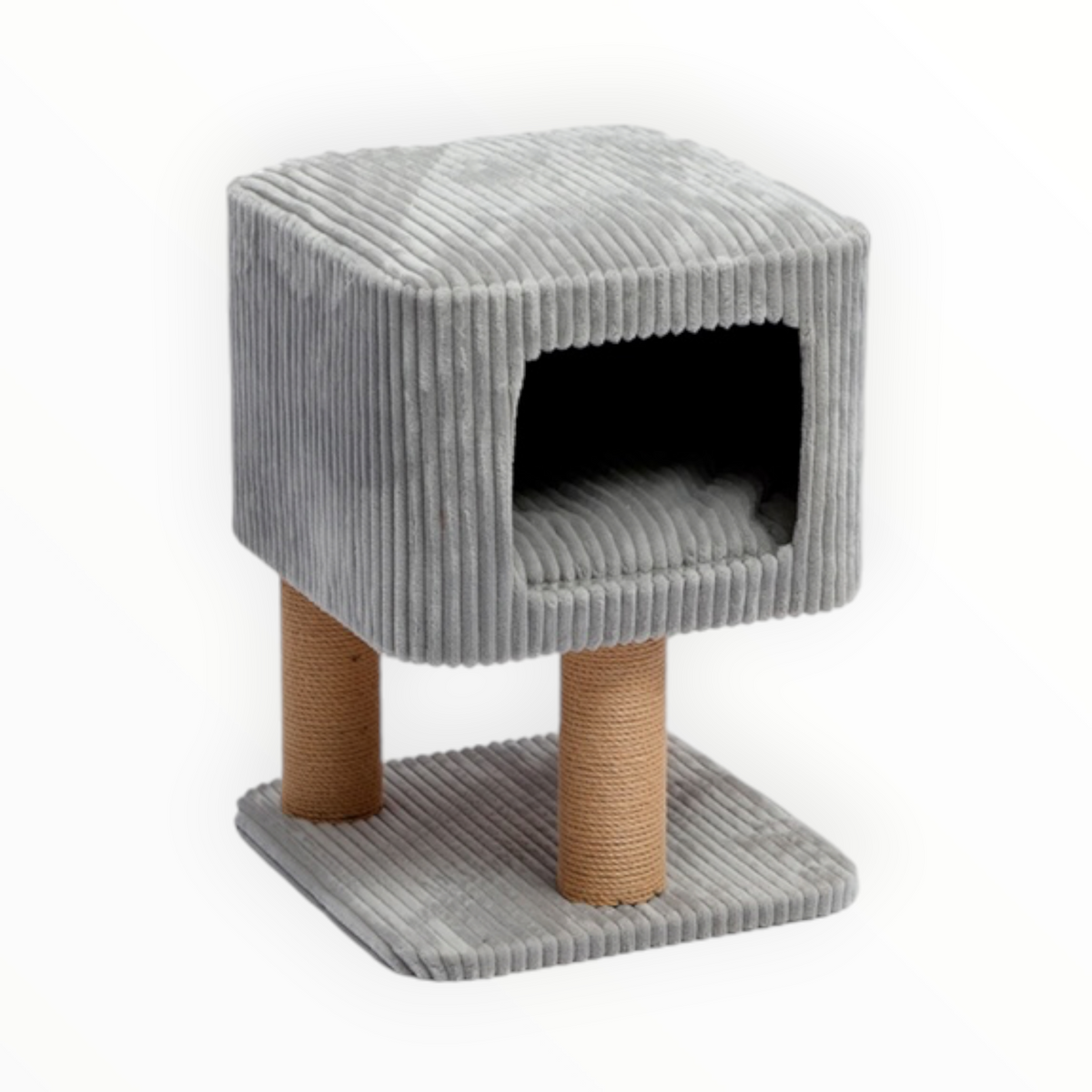 Rascador Sit & Scratch para gatos, interior acolchado del refugio