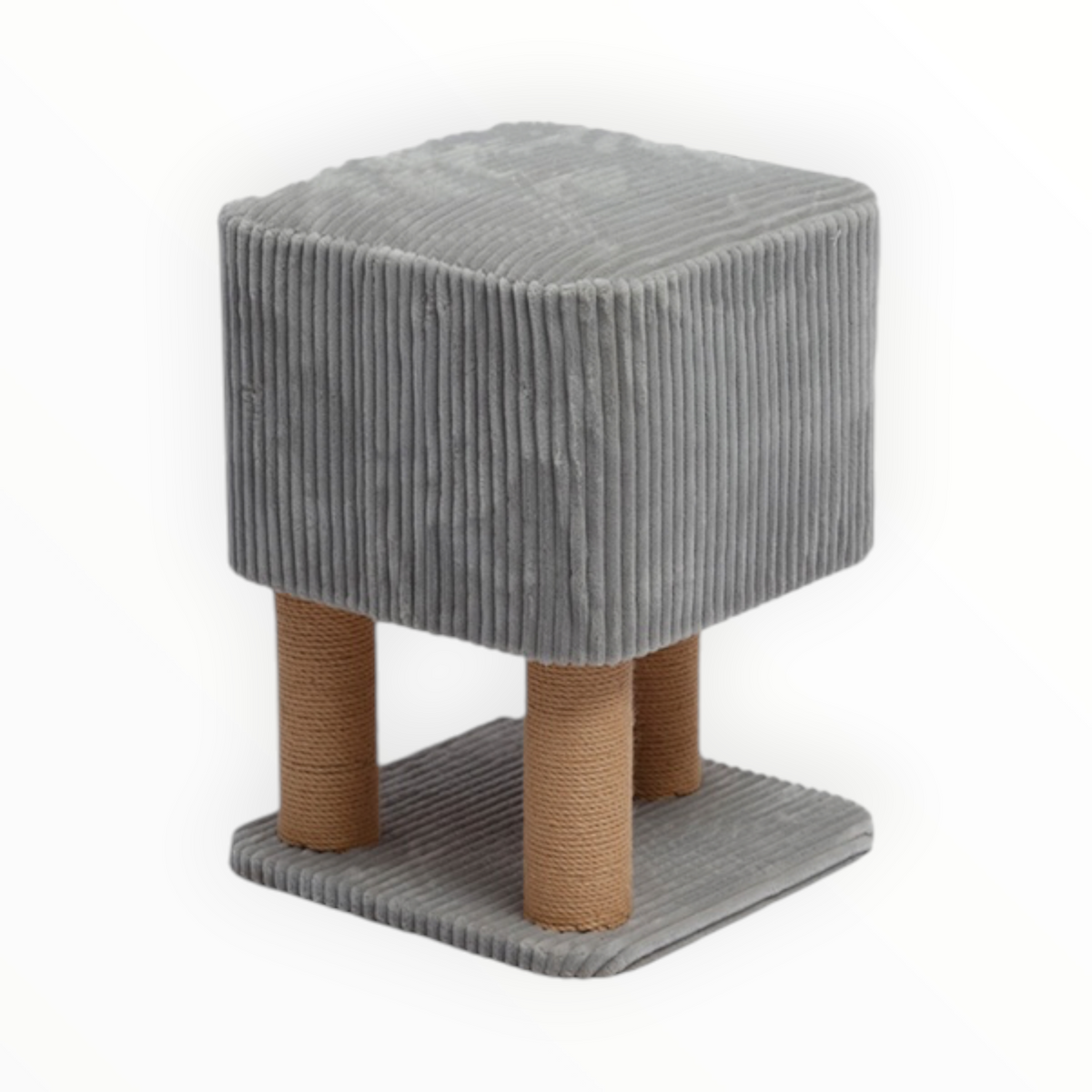 Rascador Sit & Scratch para gatos, detalle de las columnas de cuerda