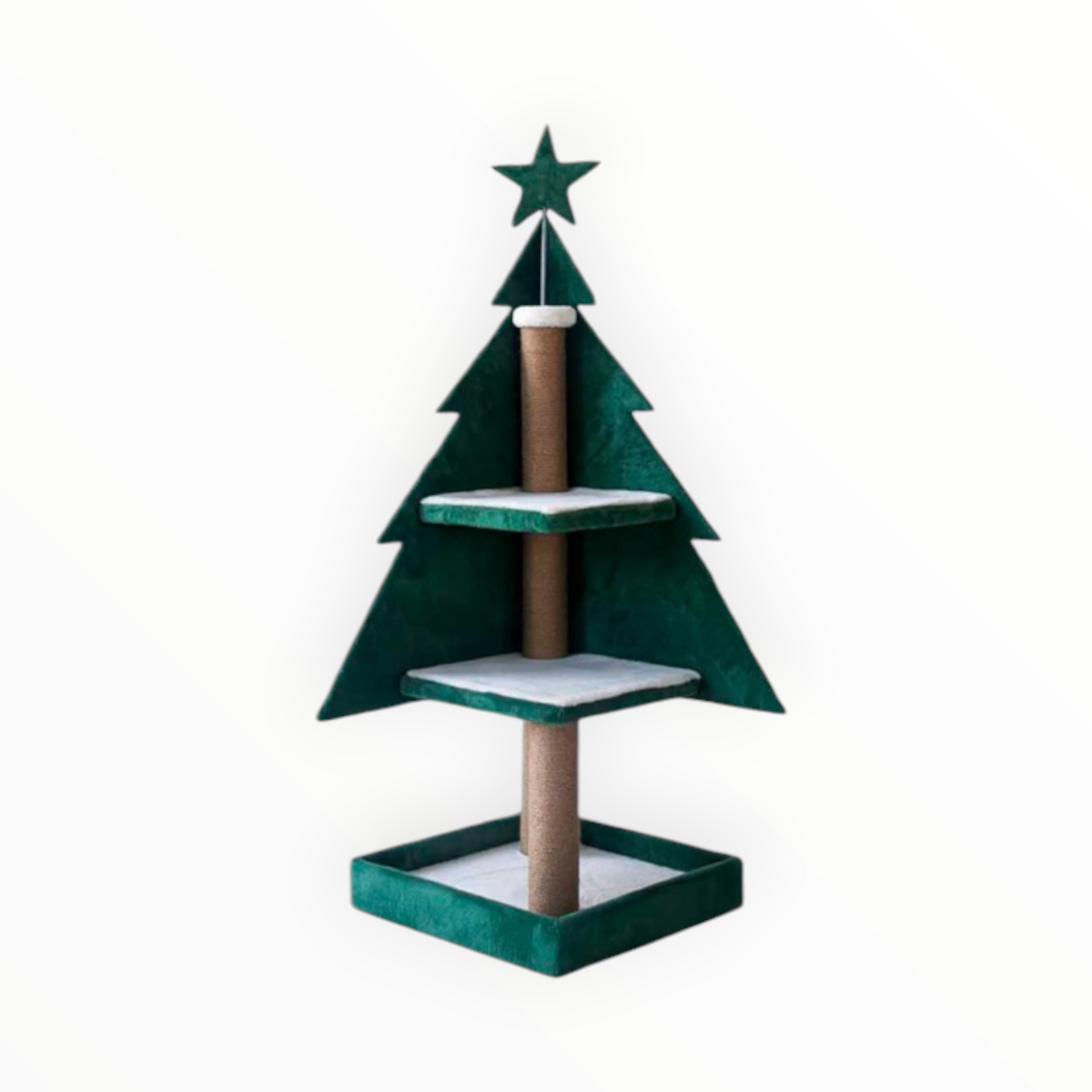 Catmas Tree, rascador árbol de Navidad para gatos de 146 cm con estrella