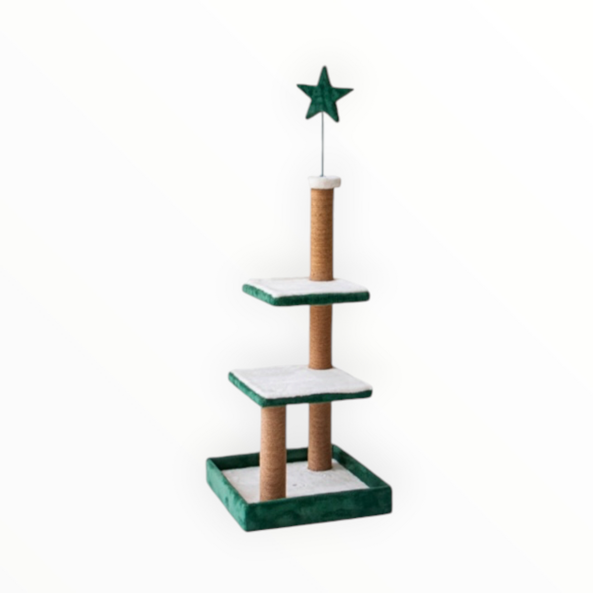 Catmas Tree para gatos, vista completa del rascador navideño