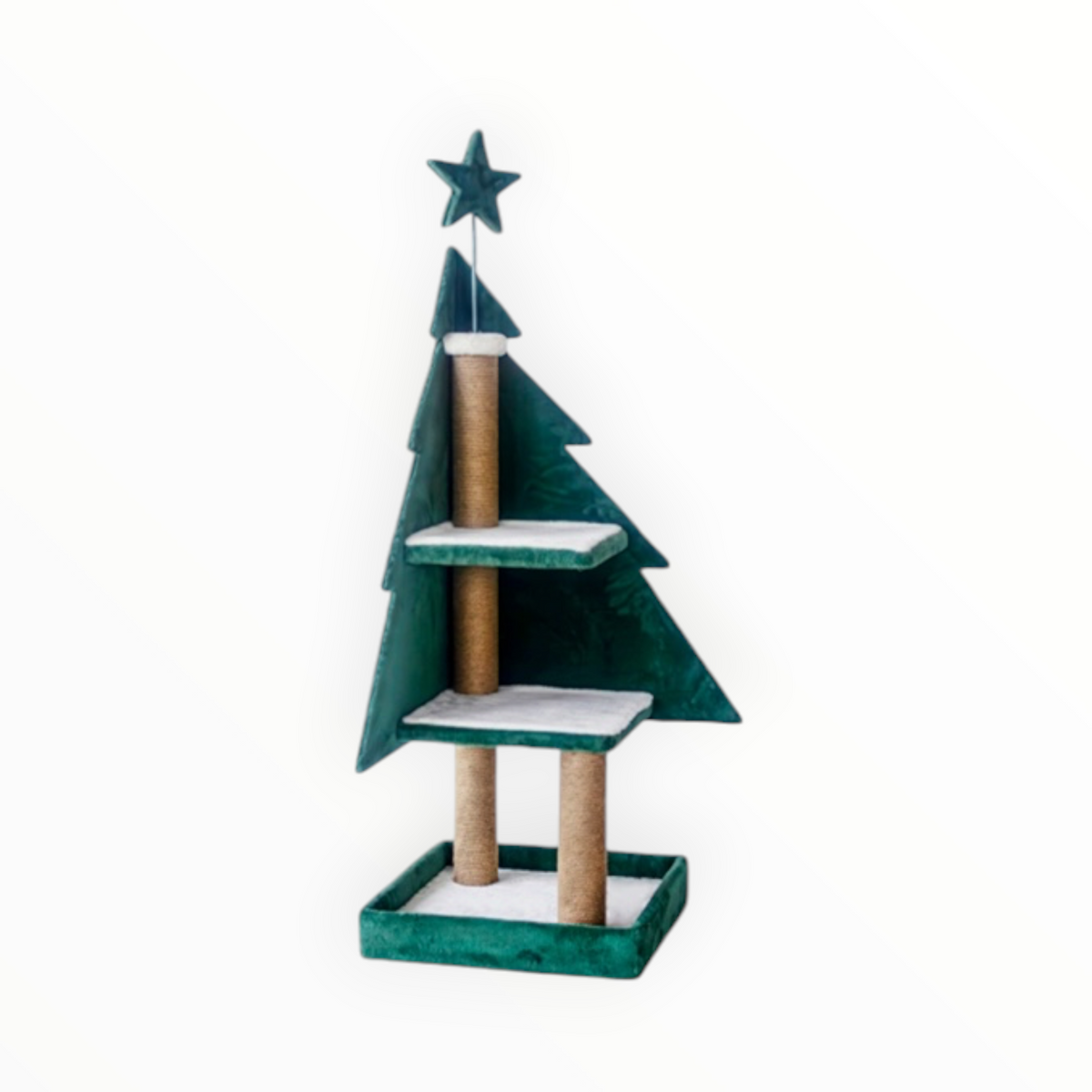 Catmas Tree para gatos, modo rascador sin la silueta del árbol
