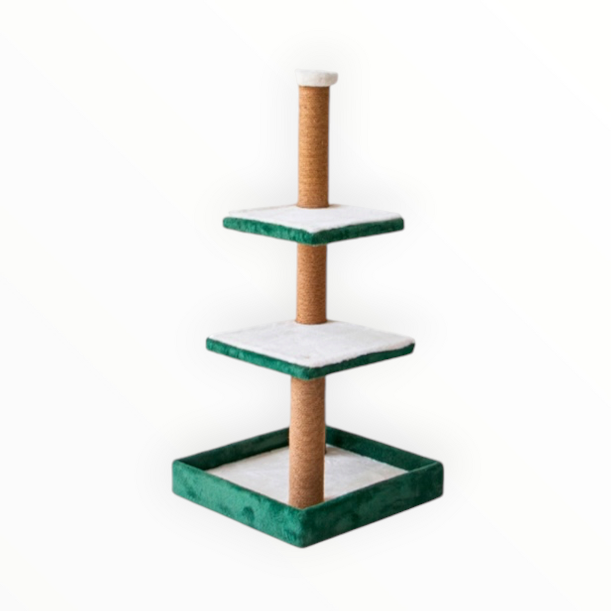 Catmas Tree para gatos, plataformas acolchadas y poste de sisal