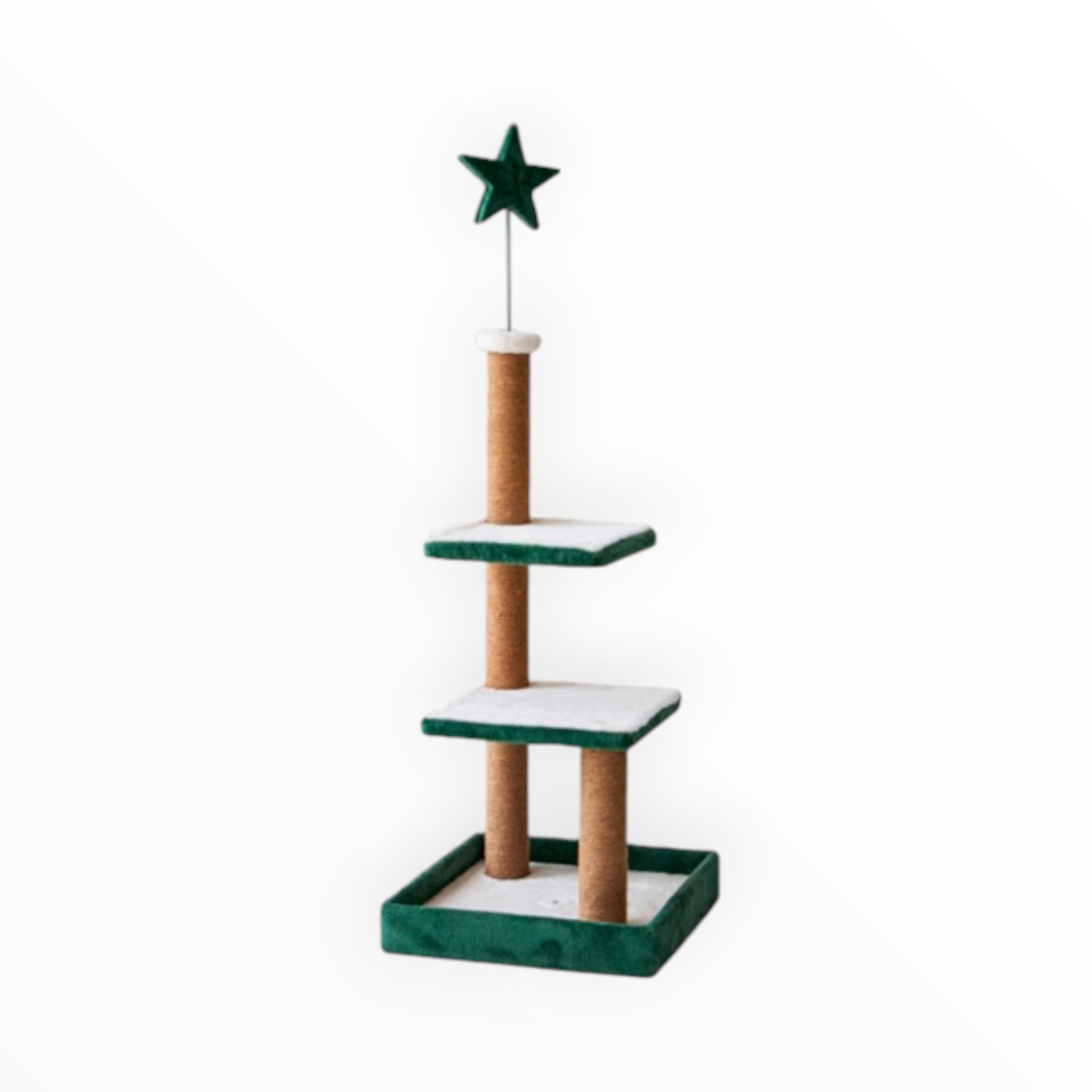 Catmas Tree para gatos, detalle de la base amplia y estable