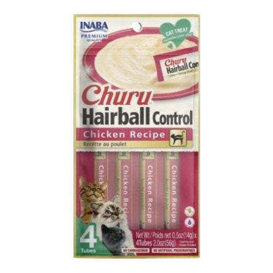 Churu crema Hairball control pollo