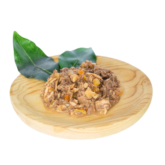 Natural Greatness Atún con Bacalao y Papaya — Sobre de Alimento Húmedo Completo para Gatos 70 g