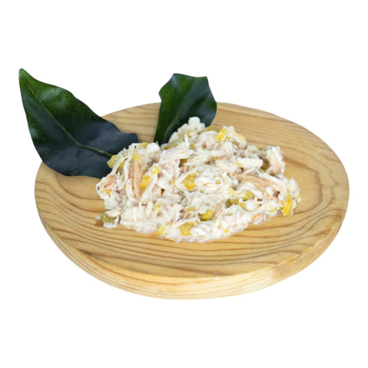 Natural Greatness Pollo con Salmón y Espárragos Verdes — Sobre de Alimento Húmedo Completo para Gatos 70 g