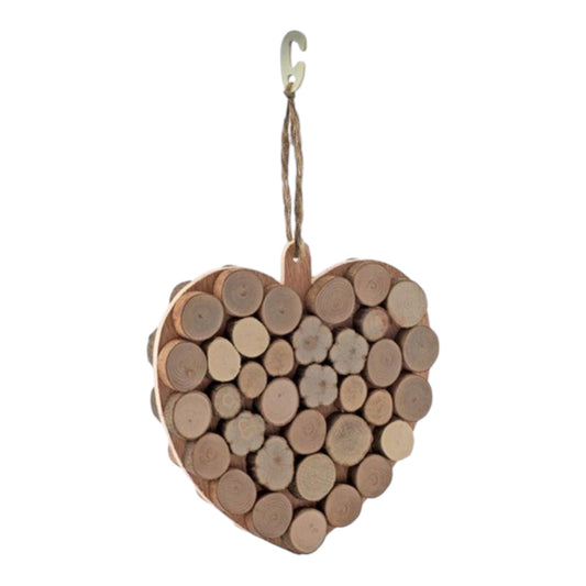 Maxi corazón de madera 19cm
