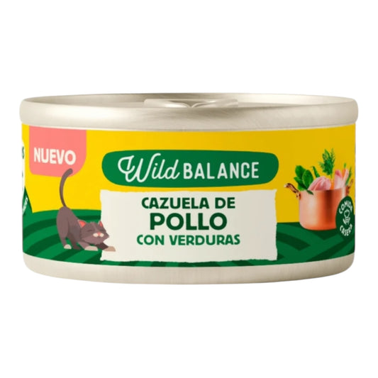 Wild balance cazuela de pollo gatos
