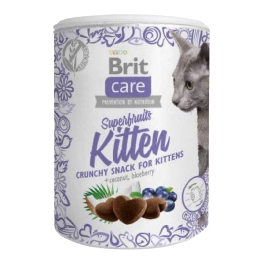 Brit care snacks super fruits kitten