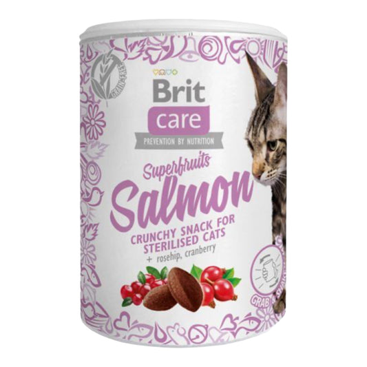 Brit care snacks super fruits salmon