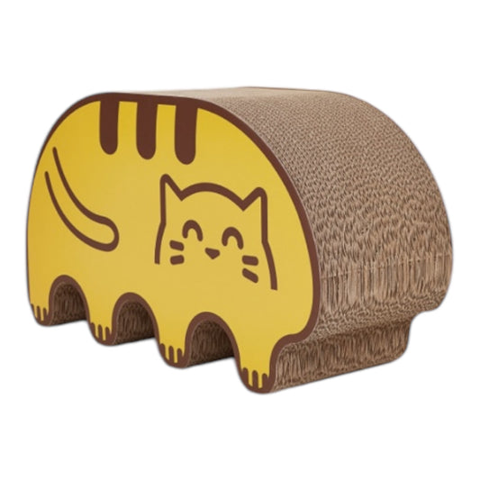 Hueco interior del rascador Meow, utilizable como zona de descanso